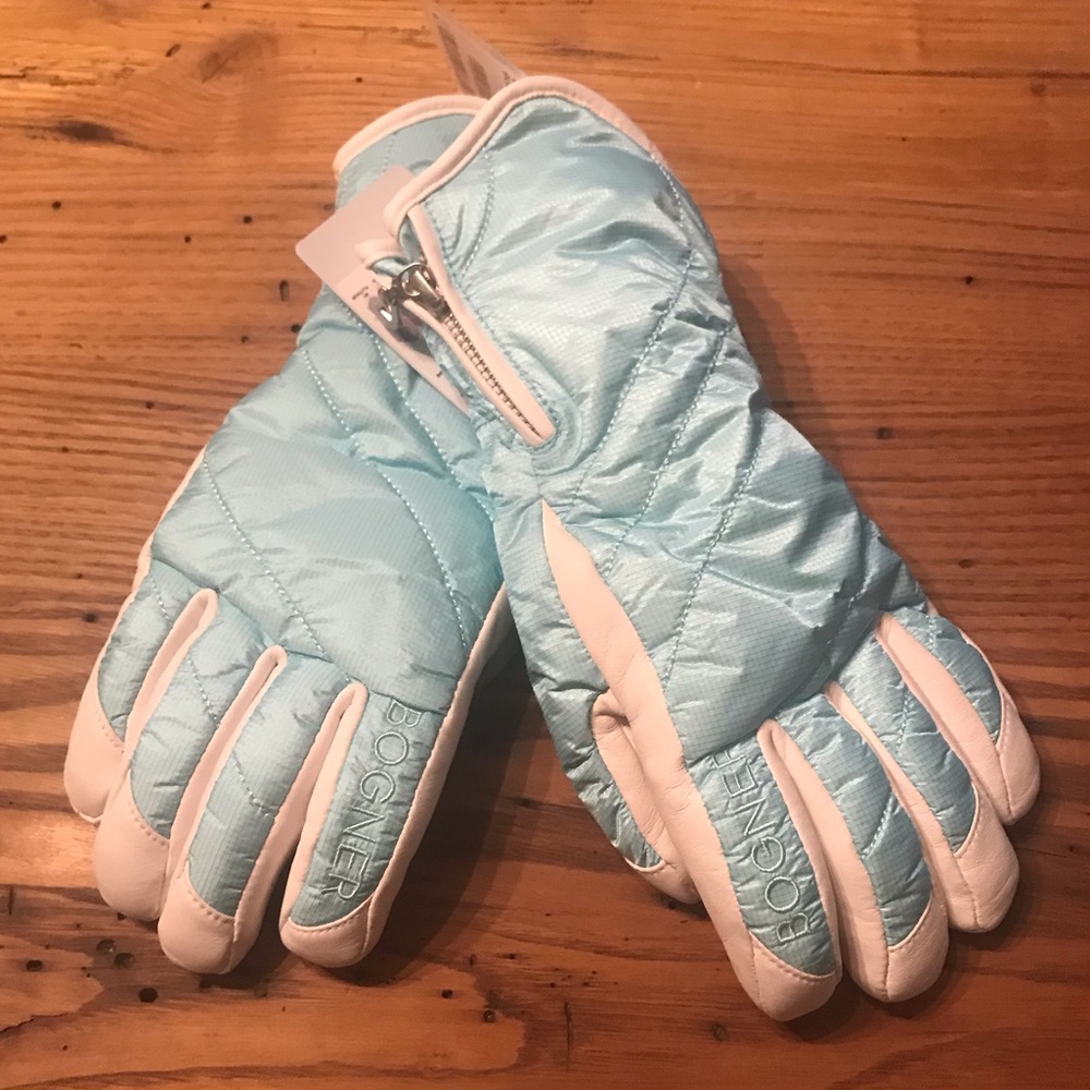 Bogner Turquoise Women’s Ski Gloves